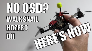 No OSD fix for your HD builds | HDZero|Walksnail|DJI