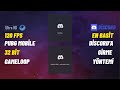 GAMELOOP 120 FPS VE DİSCORD GİRİŞ AYARLARI- PUBG MOBİLE