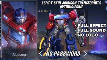 Johnson - Transformers Optimus Prime Script No Password | Full Effect & Voice | Patch Natan