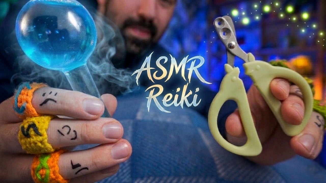 ASMR Reiki Massage for Instant Sleep & Energy Reset 💤 (No Talking ...