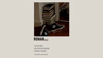 Ronan - Taylor Swift (Taylor's Version) (Sped Up)