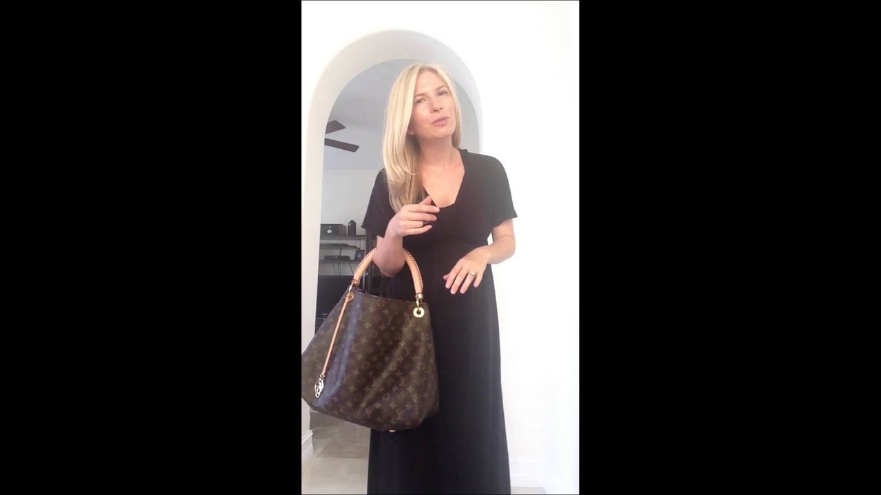 Ootd outfit of the day Louis Vuitton monogram artsy mm - YouTube