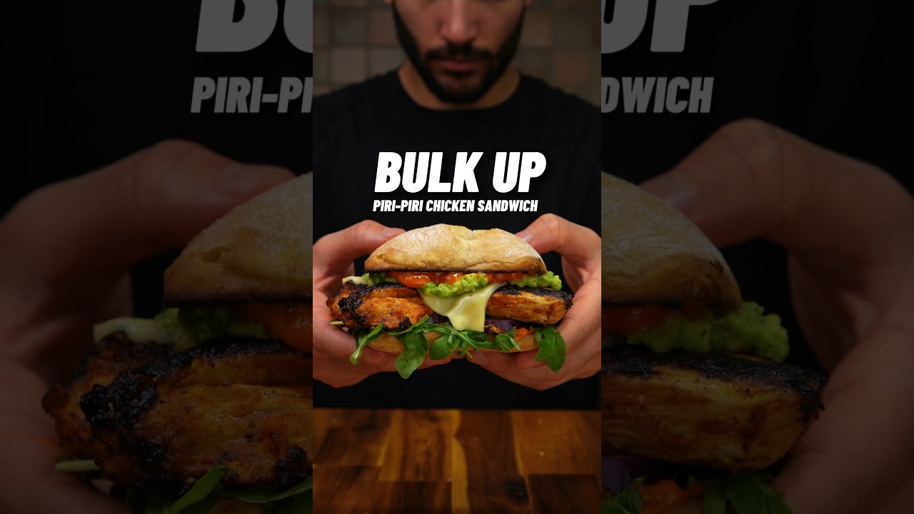 Juiciest Bulk-Up Chicken Sandwich! 🔥🐓