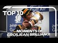 Top 10 Moments of Romain Grosjean Brilliance in F1