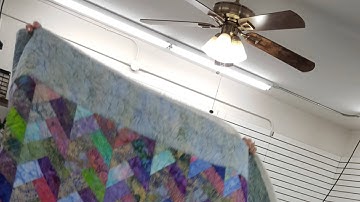 Log Cabin blocks with Marsha and Creative Grids