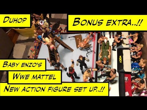 duhop BONUS EXTRA wwe mattel action figure set up vlog