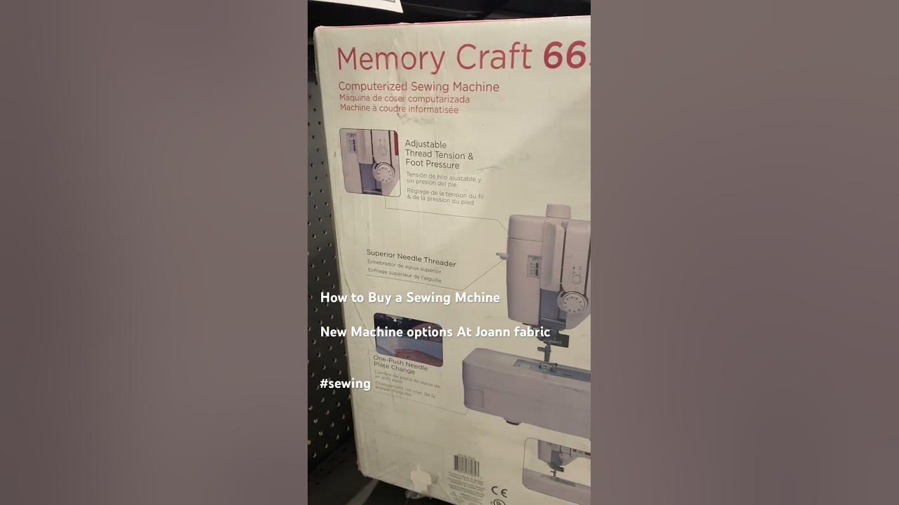 New sewing machine options at Joann fabric - Sewing Machine Guide for