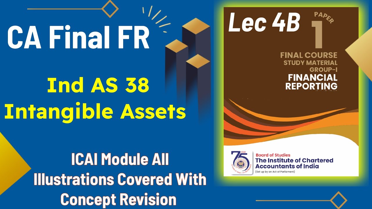 Ind Ib Module #4B | Ind AS 38 | Intangible Assets | CA Final FR | ICAI Module ...