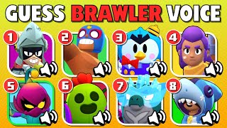 Guess The Brawler by Voice and Unlock Sound | Part 2 ✅ | Brawl Stars Quiz 💛