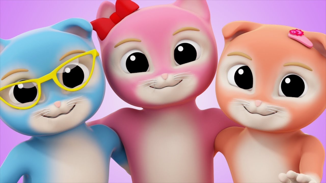 Three Little Kittens | Kids Nursery Rhyme | Songs For Children | Baby ...