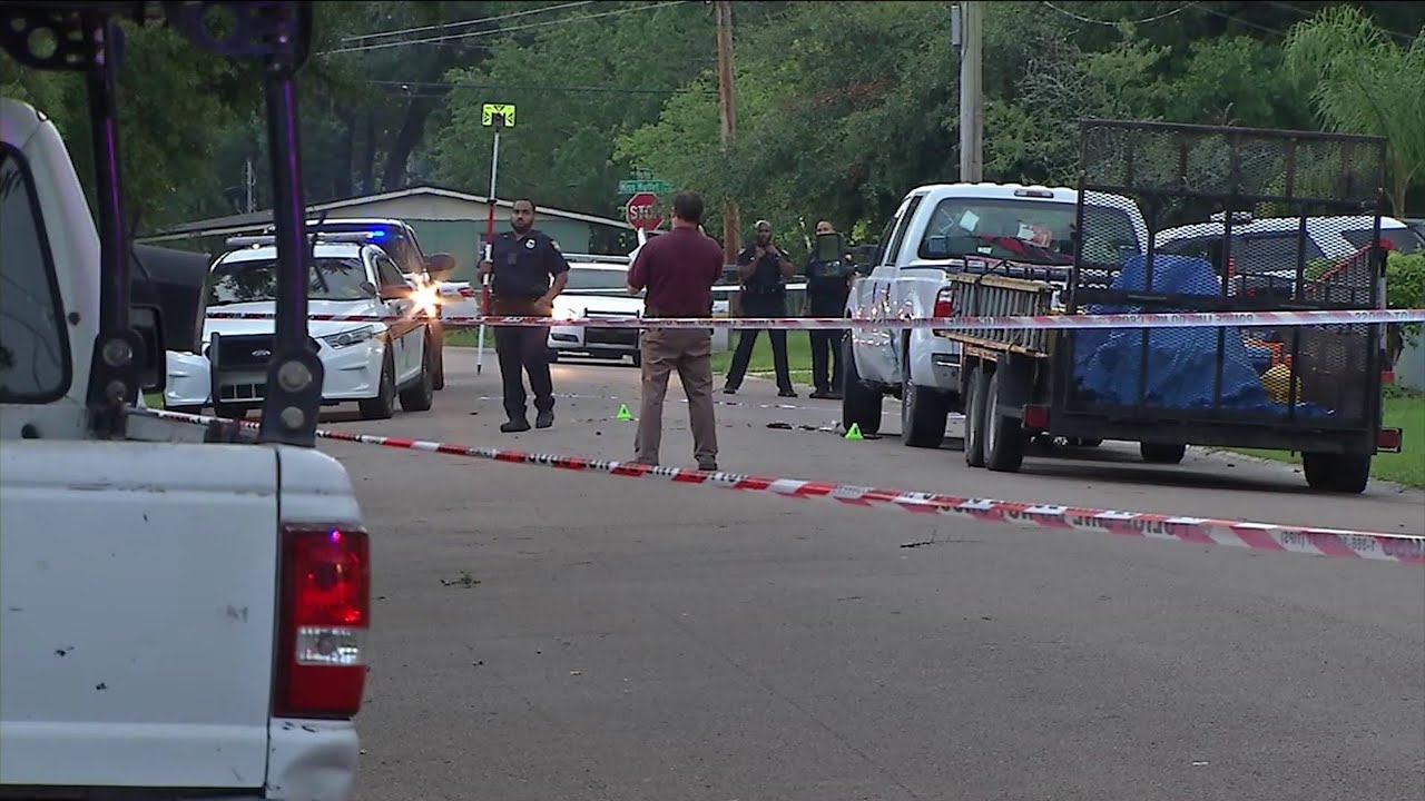 newspaper mockup Driver hits car, lawn service worker in Westside Jacksonville neighborhood