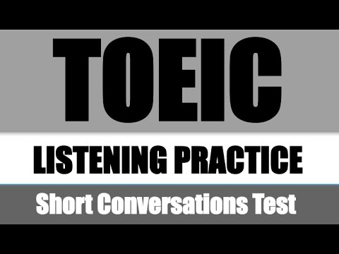 Video TOEIC Listening Practice Test 1 - youtube