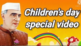 Children's day special video by kids kitchen kids..