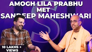Amogh Lila Prabhu meeting with Sandeep Maheshwari