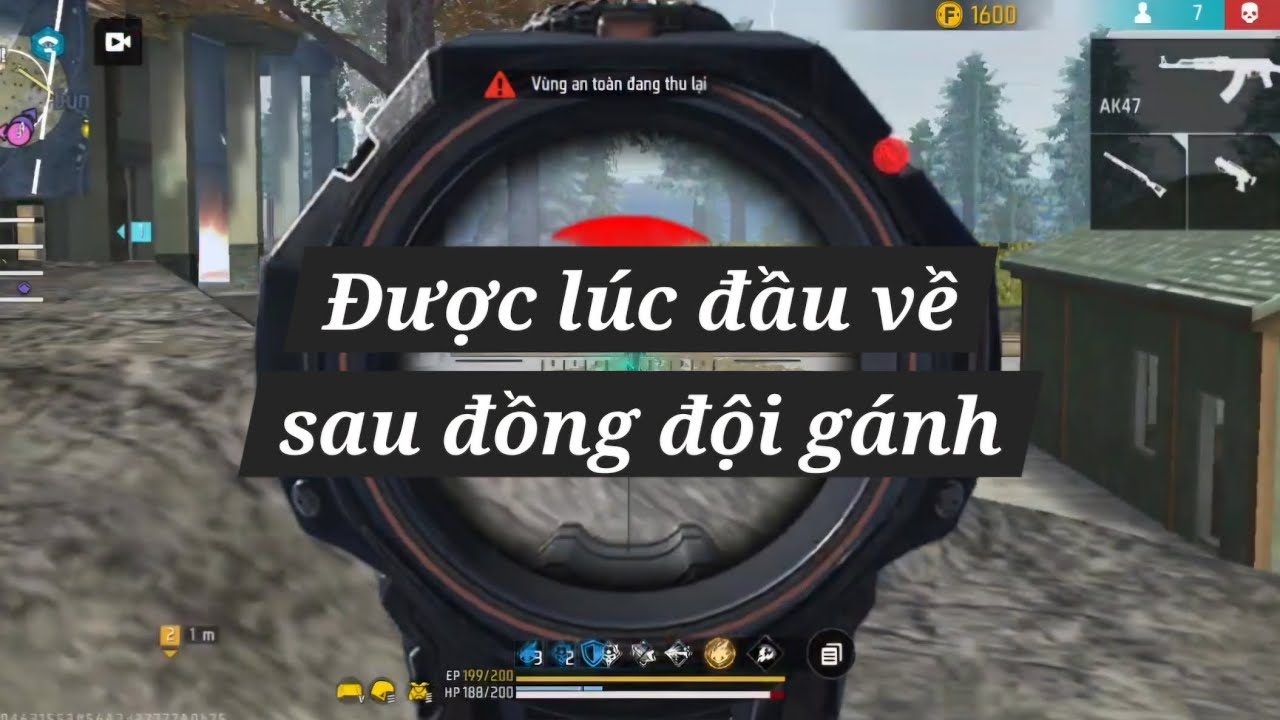 [Free Fire] Đồng đội gánh tôi, tôi chạy chơi chơi | Tomoe TV #freefire ...