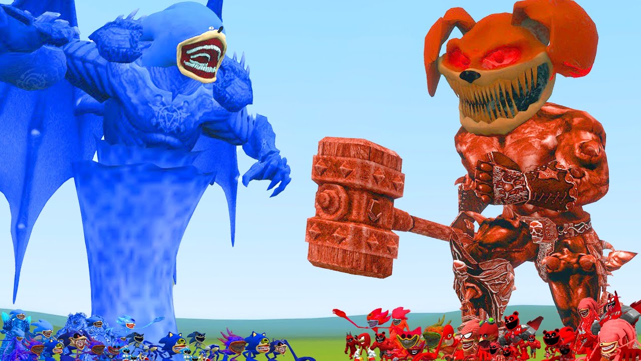 NEW CTHULHU SHIN SONIC TAPES FAMILY VS TITAN THOR DOGDAY NIGHTMARE FAMILY In Garry's Mod!