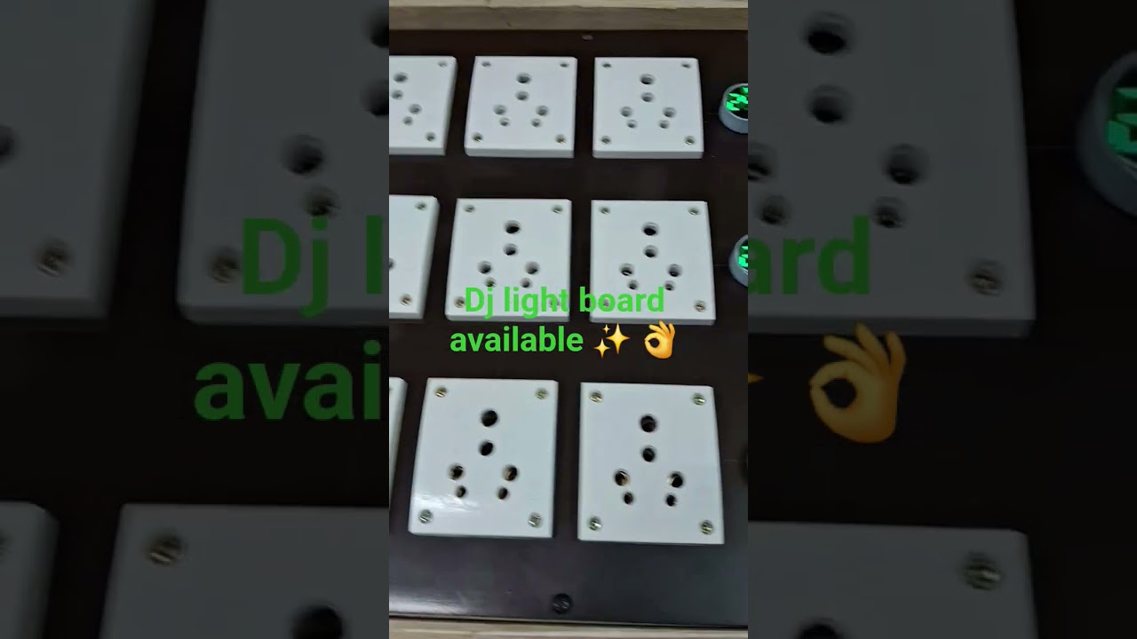 Dj light board available ✨️ 👌 
