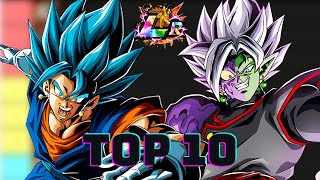 TOP 10 DOKKAN LR TIER LIST!! WWDC 2023!! (DBZ: Dokkan Battle)