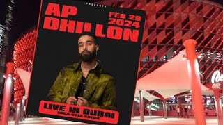 AP Dhillon's Concert at Coca-cola Arena,Dubai February 29, 2024