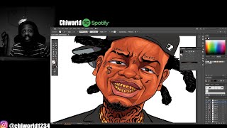 Cartoon Speedart For Customer / Adobe Illustrator 2021