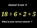 18÷6×2+5=? This Math Problem Tricks Everyone! @educationalstream-z4h |Simplify Algebraic Expressions