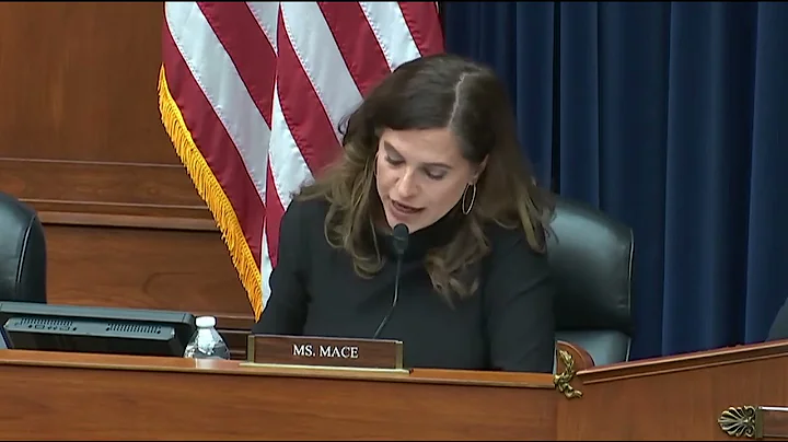 Rep. Mace Speaks in Oversight Hearing Condemning E...