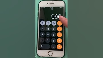 HOW TO DELETE NUMBERS IN CALCULATOR IN YOUR IPHONE #shorts #shortsvideo #iphonetips