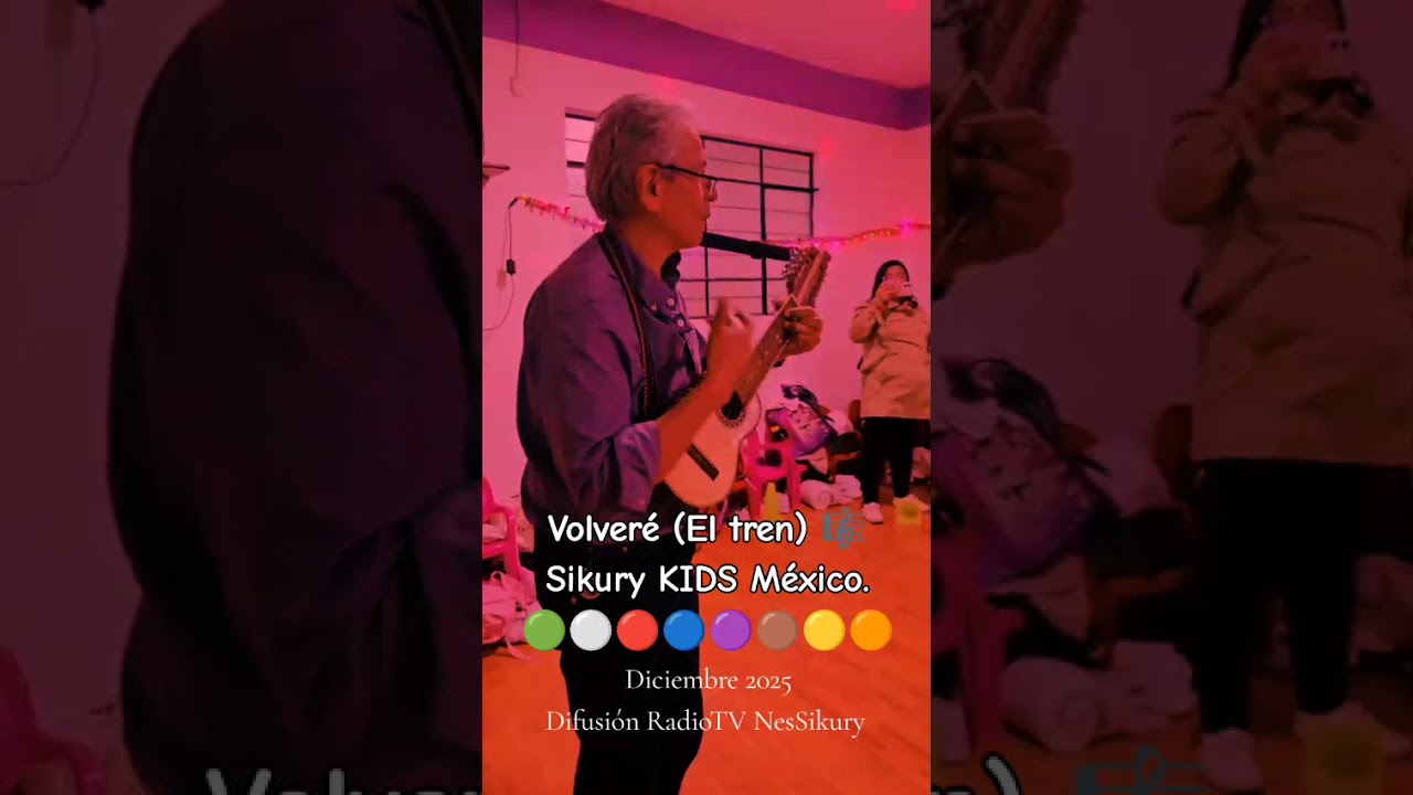 Volveré (El tren) con Sikury KIDS México #Volvere #eltren #instrumental #zampoñas #centroamerica
