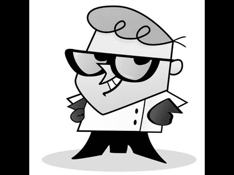 How To Draw Dexter Cartoon Characters Easy Drawing Tutorials