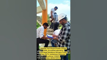 NDT Test #construction #concrete #trending #trendingshorts #shorts #shortvideo #lucknow #testing