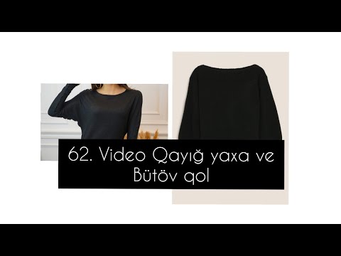 Derzilik Dikiş Tikiş Dersleri 62.video Qayığyaxa ve bütöv qol