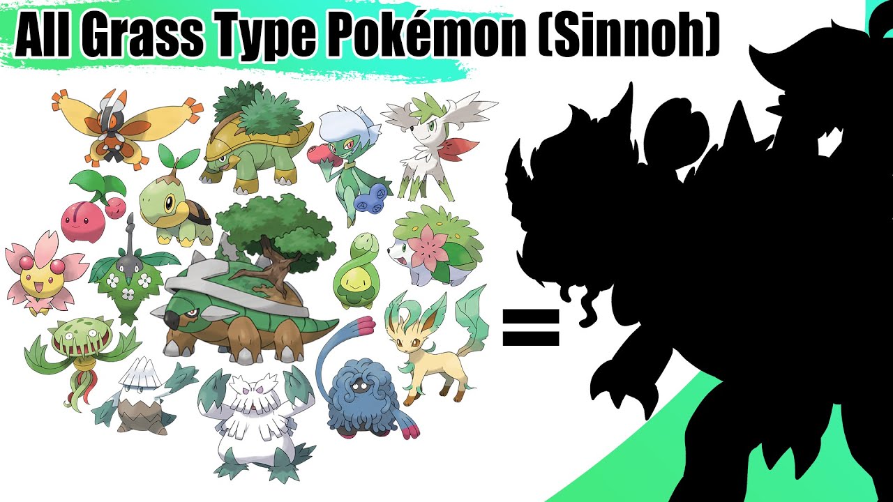 All Grass Type Pokémon Fusion (Gen 4 Sinnoh) All Ash's Pokémon Fusion