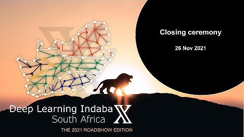 Closing Ceremony and awards [IndabaX SA 2021]