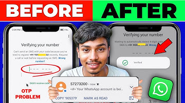 whatsapp verification code problem | Whatsapp otp not received whatsapp verification code problem
