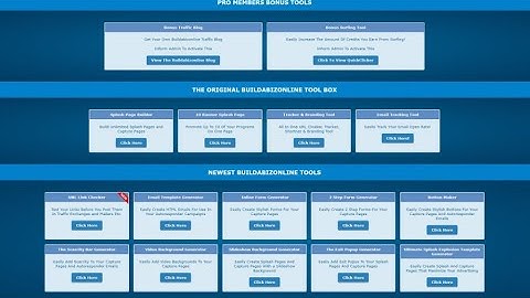 The Buildabizonline Tool Demo Video
