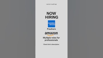 @amazon @amex | Part-25 | Job Vacancy for freshers | Engineer 1 | Latest IT Jobs