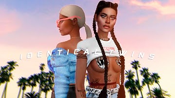 SIMS 4 CAS | IDENTICAL TWINS + FULL CC LIST & DOWNLOAD