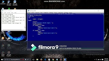 tutorial sederhana kode program pascal if_then_else dengan menggunakan aplikasi free pascal