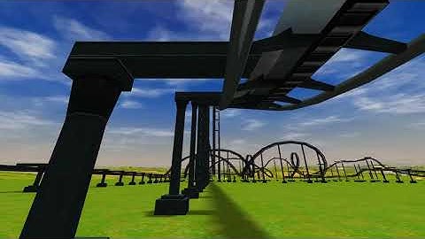 RCT3 Inverted Coaster