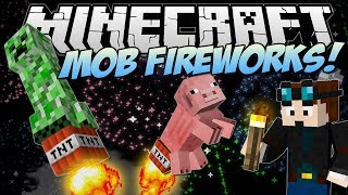 Minecraft | MOB FIREWORKS! (Celebrate, Minecraft Style!) | Mod Showcase