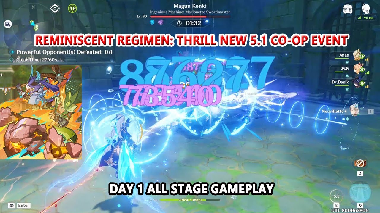 Genshin Impact Reminiscent Regimen: Thrill New 5.1 Co-op Event - Day 1 ...