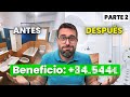 30 rentabilidad en 4 meses con flipping houses  antes y despus reforma