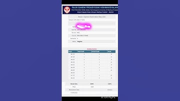 Rgpv Diploma Result #shorts