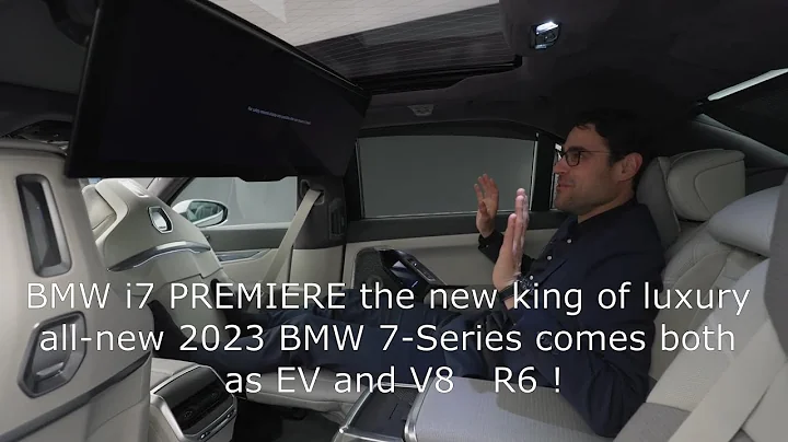 BMW i7 PREMIERE the new king of luxury all new 2023 BMW 7 Series comes both as EV and V8   R6 !