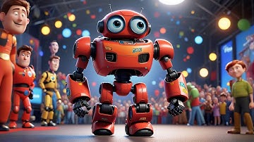 Five Little Robots Say Beep Beep Boo | Fun Robot Counting Song | Nursery Rhymes & Learning Videos