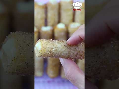 السمبوسك بحشوة الكاسترد وصفة سهله ولذيذة