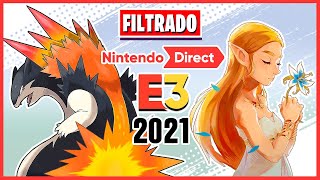 🔥 FILTRADO el E3 de 2021 de NINTENDO !! | TODOS los JUEGOS Filtrados para Nintendo Switch !