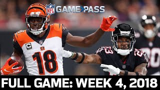 Cincinnati Bengals vs. Atlanta Falcons Week 4, 2018 Full Game screenshot 5