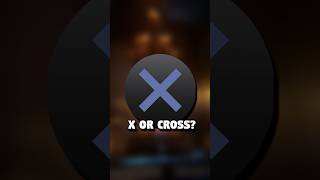 Is It X Or Cross On The Playstation Controller? Its X