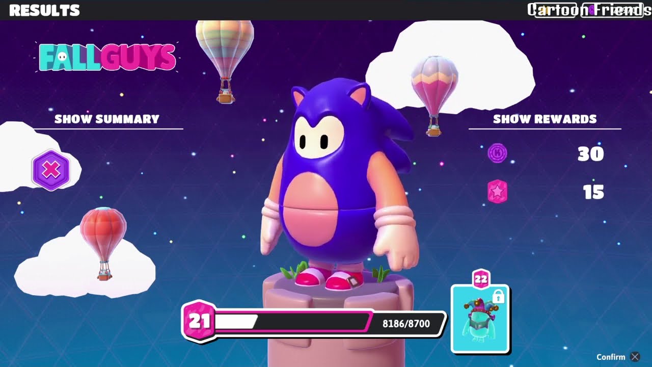 Fall Guys Sonic Skin Limited Time Available!